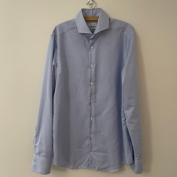 Linea In ‘Made in Italy’ 2-Ply Easy Care Dress Shirt - Picture 2 of 6